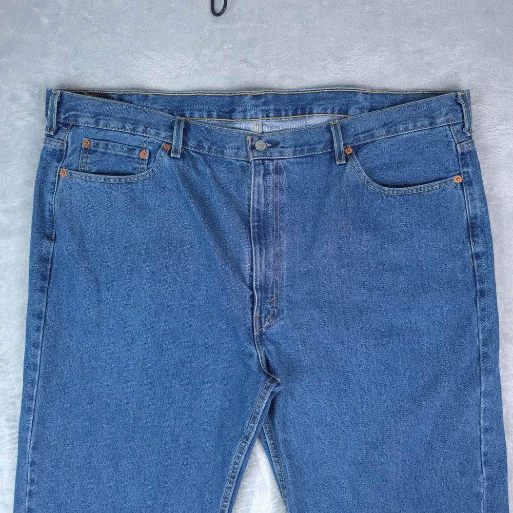 Levi's 550 Relaxed Fit Tapered Leg Jeans Mens 46x32 Blue Denim Medium Wash